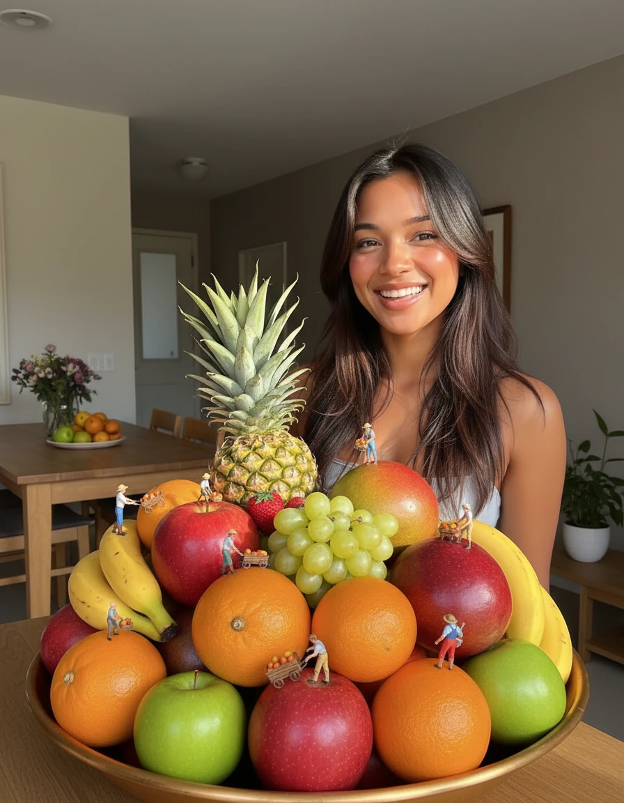 3D miniatures — miniature world about fruits