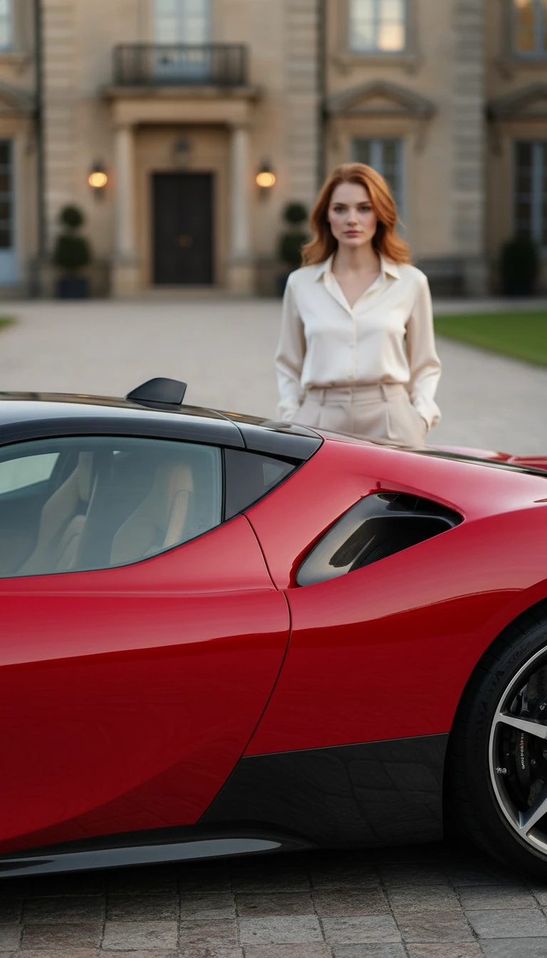 Automobile — red supercar
