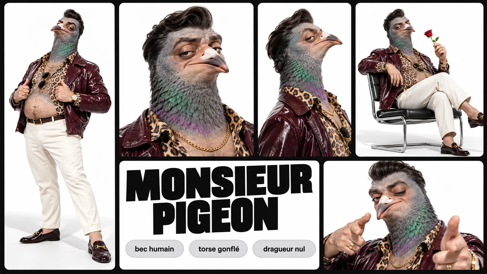 Mr Pigeon — silhouette